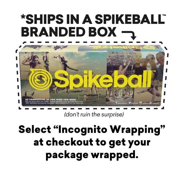 Incognito Shipping - Spikeball Store