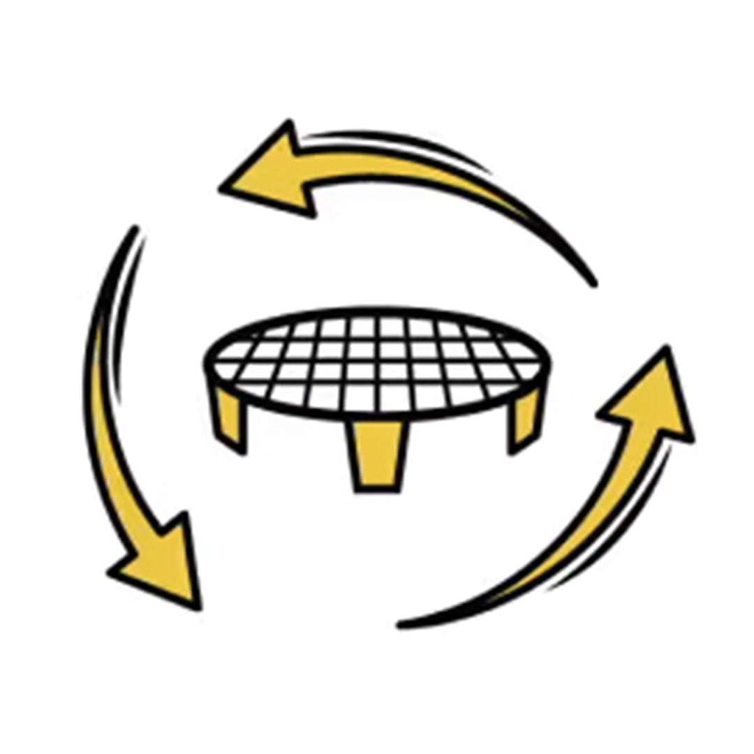 Image showing player rotation in Spikeball rules