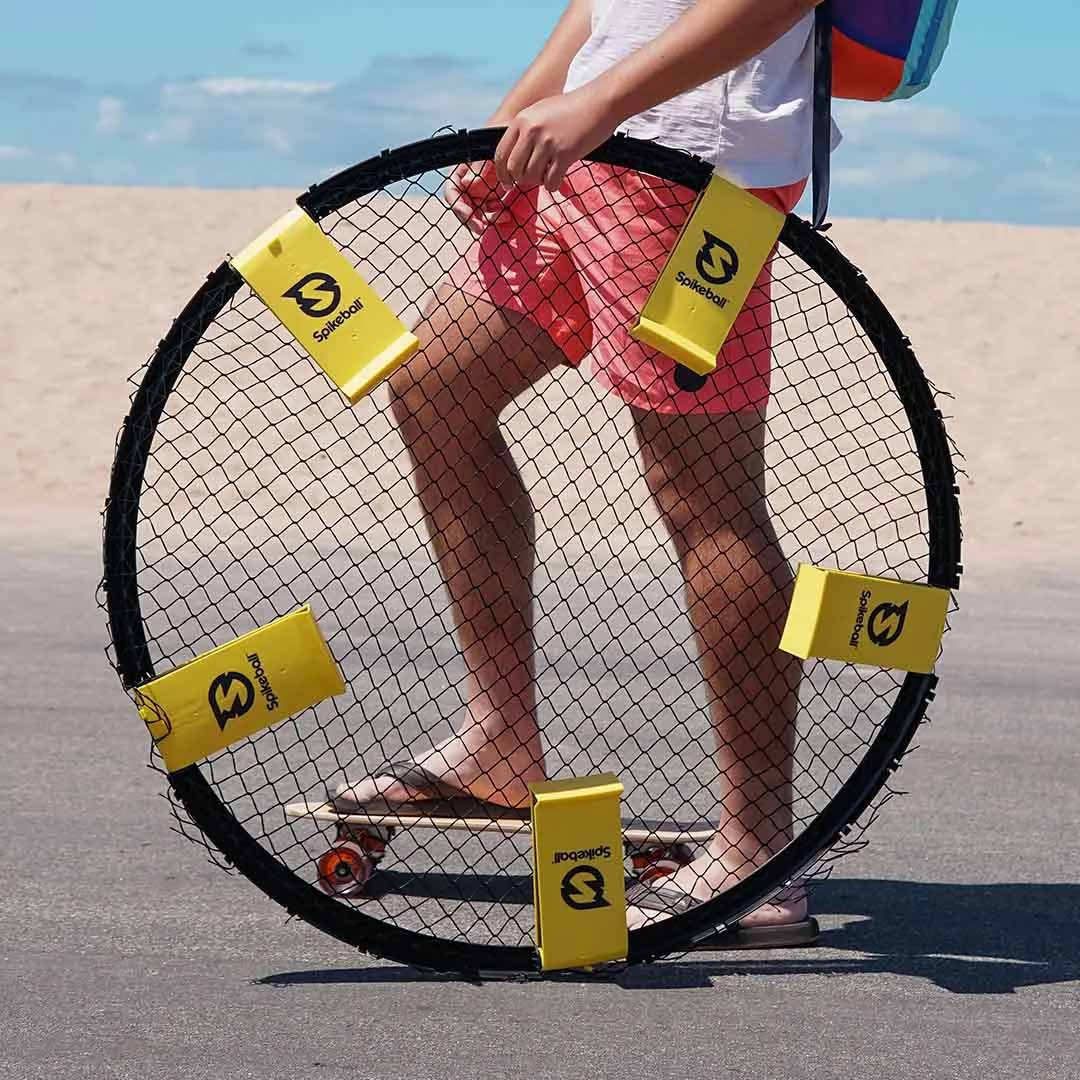 Spikeball Game Ball and Net Set, Indoor and Outdoor