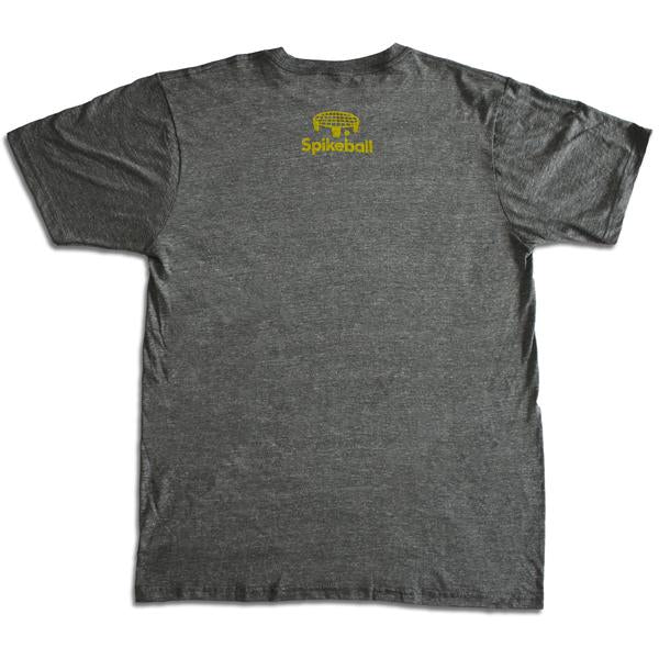 Classic Spikeball Tee w/ Small Back Logo - Gray