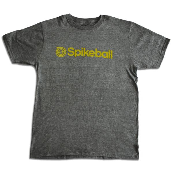 Classic Spikeball Tee w/ Small Back Logo - Gray