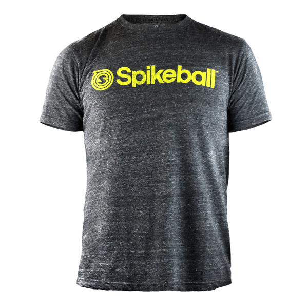 Classic Spikeball Tee - Tri-Black/Yellow Text Spikeball Inc